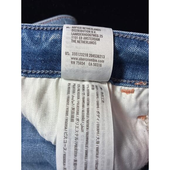 Hollister Jeans Mid-rise Super Skinny soft stretch 5R W27 L28 Destroyed Grunge - Picture 4 of 6